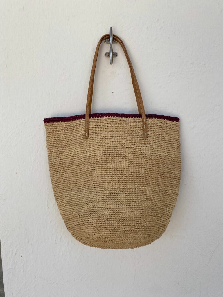 Bolso de rafia hecho a mano - Elena Granate